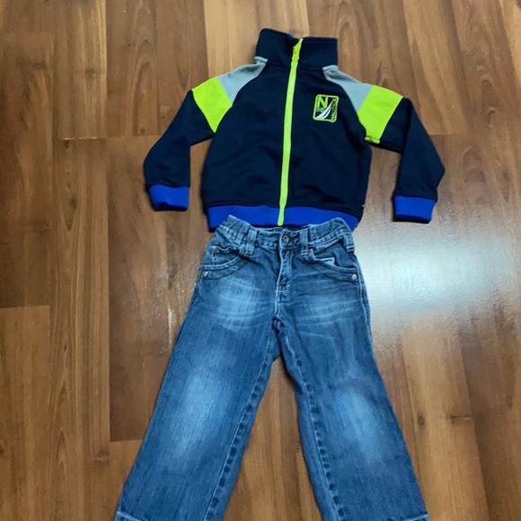 Bundle Nautica Zip Up Top and Jeans (Tiffosi) - Picture 1 of 11